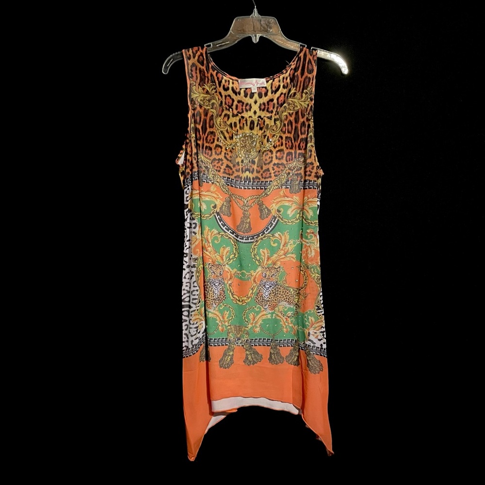 Pretty Angel Sleeveless Leopard Dress